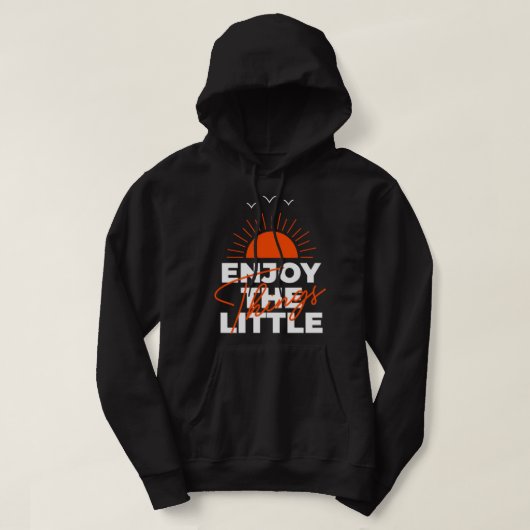 Geniet van de kleine dingen 73 hoodie (Design voorkant)