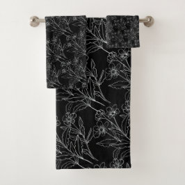 Geniet van de Kleine Dingen bloemen Bad Handdoek