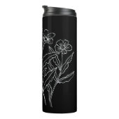 Geniet van de Kleine Dingen bloemen Thermosbeker (Geroteerd rechts)