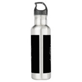 Geniet van de Kleine Dingen bloemen Waterfles (Achterkant)