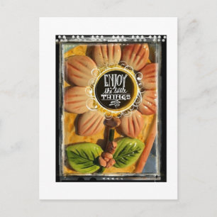 Geniet van de kleine dingen briefkaart