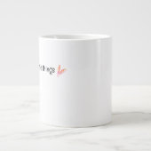 Geniet van de kleine dingen citaat grote koffiekop (Voorkant)