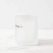 Geniet van de kleine dingen citaat matglas koffiemok (Center)