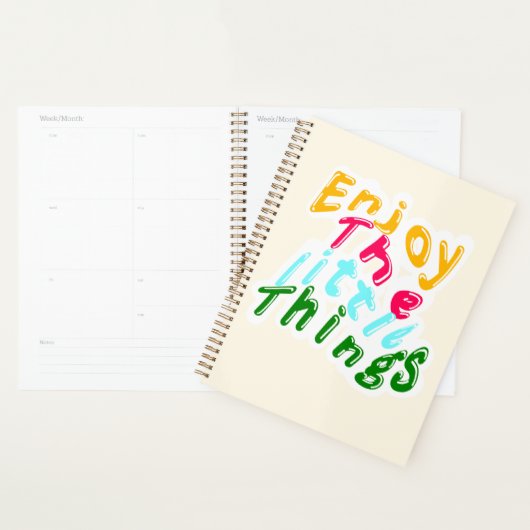 Geniet van de Kleine Dingen Dagelijkse Planner (Display)