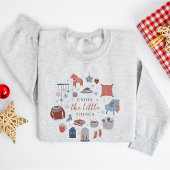 Geniet van de kleine dingen die Hygge kerst Trui