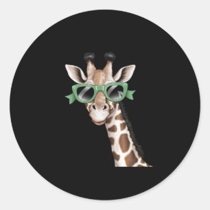 Geniet van de kleine dingen groene lint koele Gira Ronde Sticker