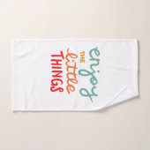 Geniet van de kleine dingen handdoek (Handdoek)