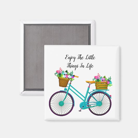 Geniet van de kleine dingen in het leven magneet (Voorkant / Achterkant)