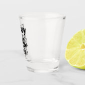 Geniet van de kleine dingen in het leven shot glas (Rechts)