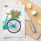 Geniet van de kleine dingen in het leven theedoek (Quarter Fold)