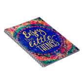 Geniet van de Kleine Dingen Inspirerend Inspirivit Notitieboek (Rechterzijde)