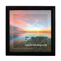 Geniet van de kleine dingen keepsake box