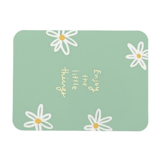 Geniet van de kleine dingen magneet (Horizontaal)