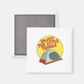 Geniet van de kleine dingen magneet (Voorkant / Achterkant)