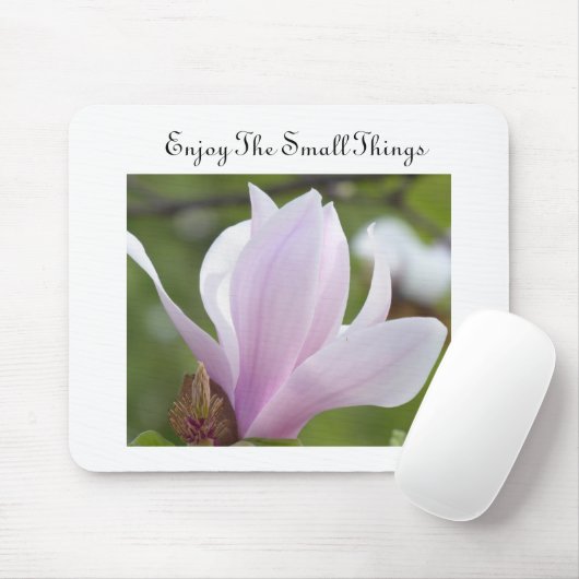 Geniet van de kleine dingen Mousepad Muismat (Met muis)