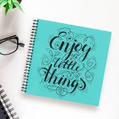 Geniet van de kleine dingen notitieboek