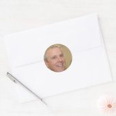 Geniet van de kleine dingen ronde sticker (Envelop)