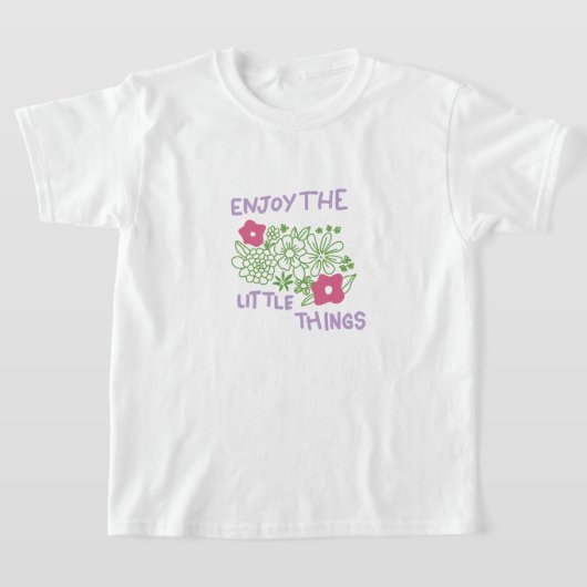 Geniet Van De Kleine Dingen T-shirt (Laagn)