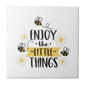 Geniet van de kleine dingen tegeltje (Voorkant)