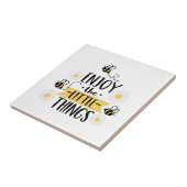 Geniet van de kleine dingen tegeltje (Zijkant)