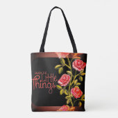 Geniet van de kleine dingen tote bag (Achterkant)