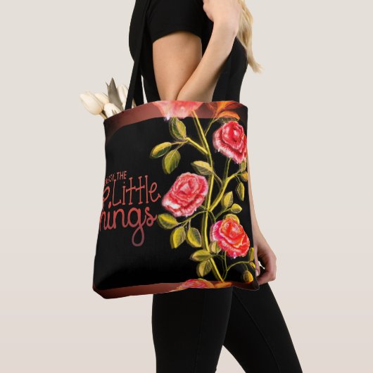 Geniet van de kleine dingen tote bag (Dichtbij)