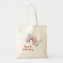Geniet van de kleine dingen tote bag