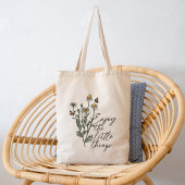 Geniet van de kleine Dingen Wildflower Daisy Tote Bag