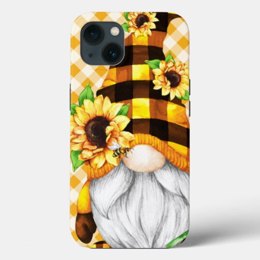 Geniet van de Kleine Dingen Zonnebloem Gnome Case-Mate iPhone Case (Achterkant)