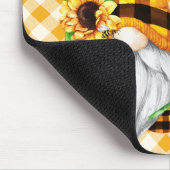 Geniet van de Kleine Dingen Zonnebloem Gnome Muismat (Hoek)