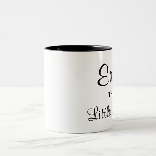 Geniet van de kleine Mok (Center)