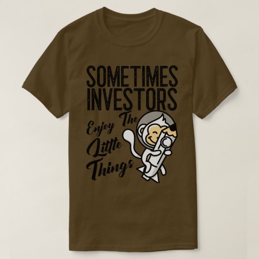 Geniet van de kleine ruimteaap t-shirt (Design voorkant)