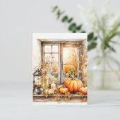 Geniet van de kleuren van de herfst | Fijne Herfst Briefkaart (Staand voorkant)