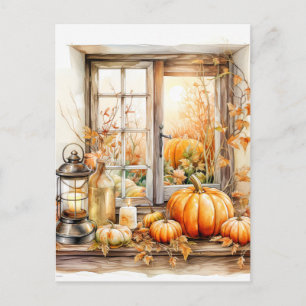 Geniet van de kleuren van de herfst Gelukkige he Briefkaart