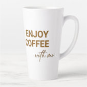 Geniet van de koffie met mij latte mok (Rechts)
