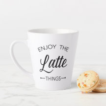 Geniet van de Latte Dingen Typografie