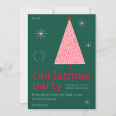 Geniet van de magische kerstuitnodiging kaart (Achterkant)