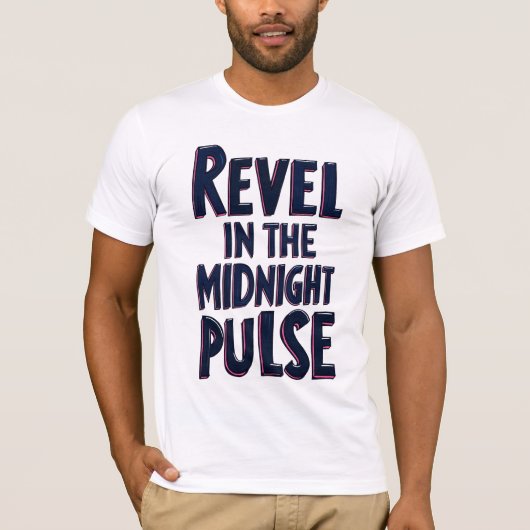 Geniet van de Midnight Pulse T-shirt (Voorkant)