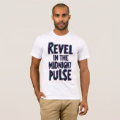 Geniet van de Midnight Pulse T-shirt (Voorkant volledig)