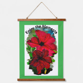 Geniet van de momenten met houten wandtapijt hangend wandkleed