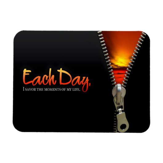 "Geniet van de momenten" Motivatiebevestiging Flex Magneet (Horizontaal)