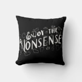Geniet van de onzin kussen (Voorkant)