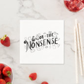 Geniet van de onzin servet (Insitu)