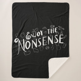 Geniet van de onzin sherpa deken