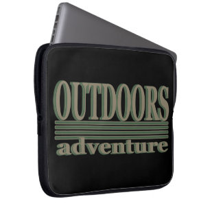Geniet van de outdoor wandeltocht laptop sleeve