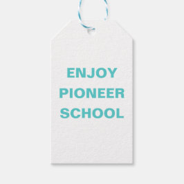 Geniet van de Pioneer School | JW Cadeaulabel