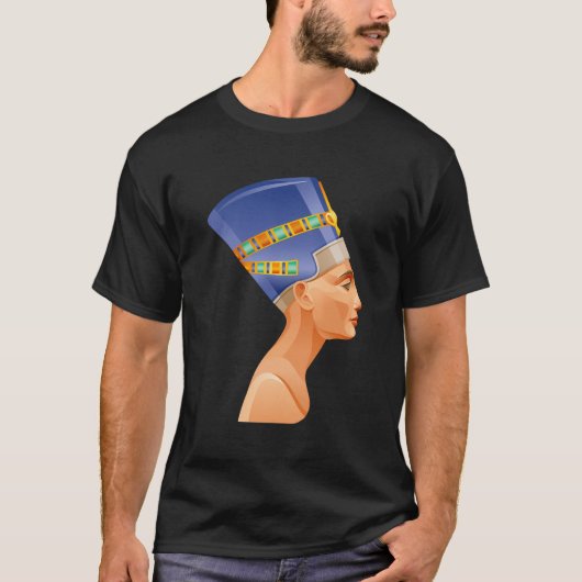 Geniet van de prachtige oude Egyptische nicht Nefe T-shirt (Voorkant)