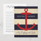 Geniet van de reis - Briefkaart voor implementatie (Voorkant / Achterkant)