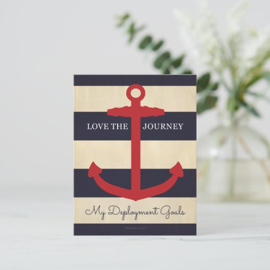 Geniet van de reis - Briefkaart voor implementatie (Staand voorkant)