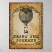 Geniet van de reis poster (Voorkant)